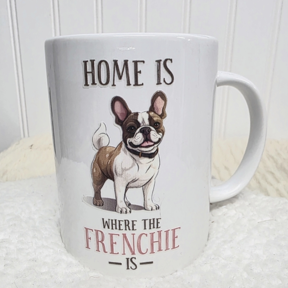 Handmade Ceramic Frenchie Mug